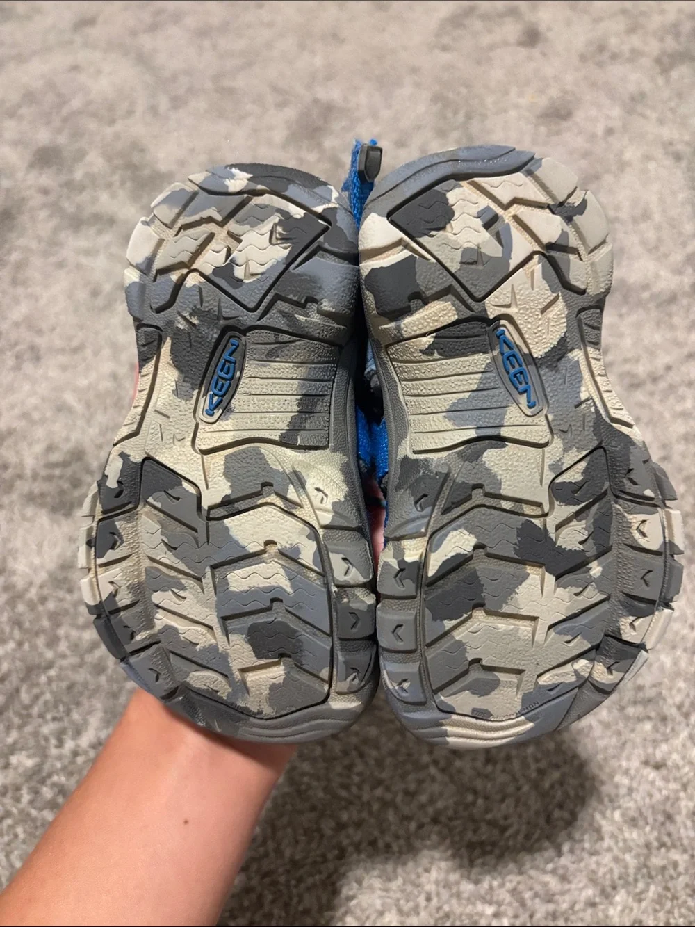 Little boys Keen shoes size 9